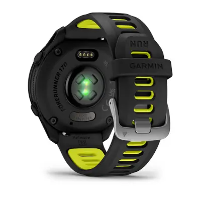 Forerunner 170 Music, Black/Amp Yellow