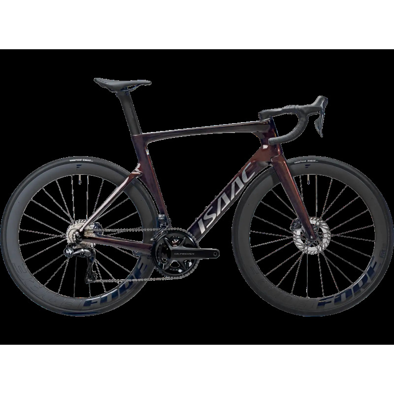 Cestný bicykel Isaac Meson Ruby Red Shimano Ultegra Di2 DT Swiss ARC 1600