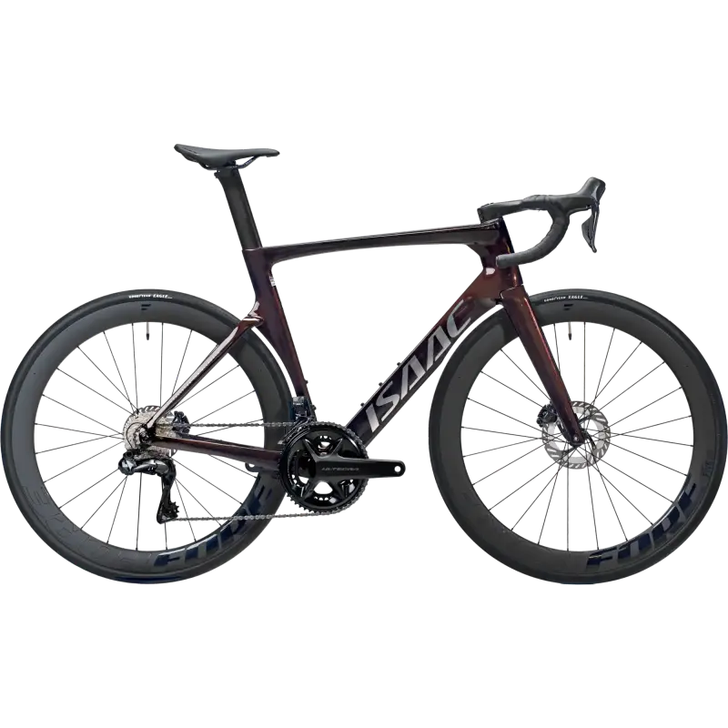 Silniční kolo Isaac Meson Ruby Red 105 Di2