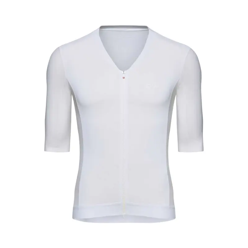 Letní cyklistický dres pánský Raceday S/S bílý