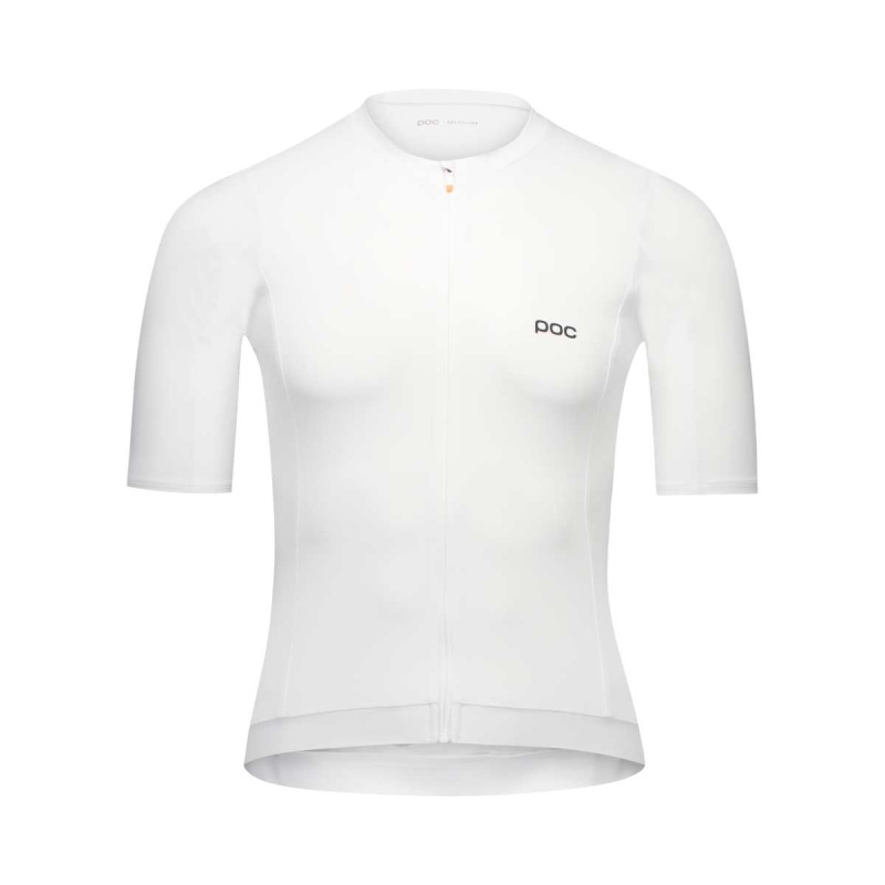 Letní cyklistický dres pánský Poc Cadence bílý