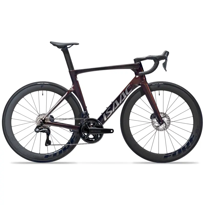 Isaac Meson Ruby Red Shimano Dura Ace Di2 DT Swiss ARC XL országúti kerékpár