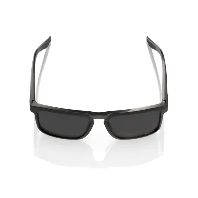 RENSHAW Polished Black  - Grey Polarized  Lens