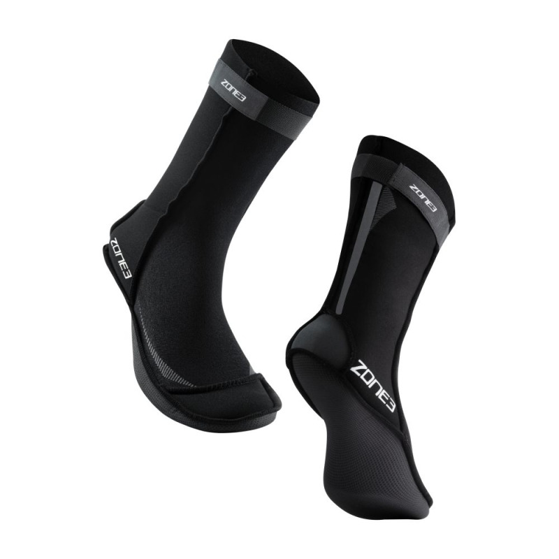 Neoprene Swim Socks / Black/Silver