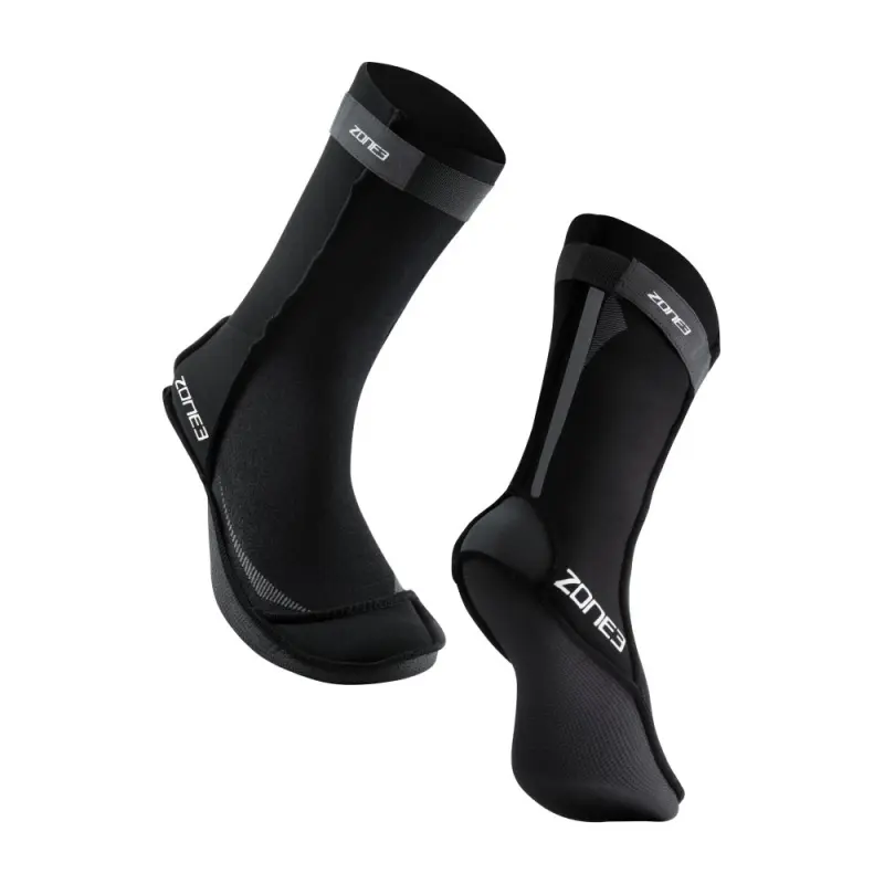 Neoprene Swim Socks / Black/Silver