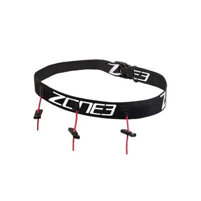 Kid's Race Belt / Black/White/Red / OS