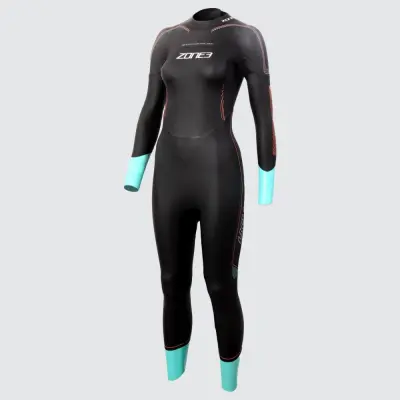 Women's Vision / Black/Turquoise/Coral/Silver