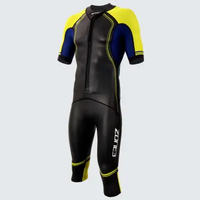 Men's Swim-Run Versa Wetsuit / Black/Yellow/Navy