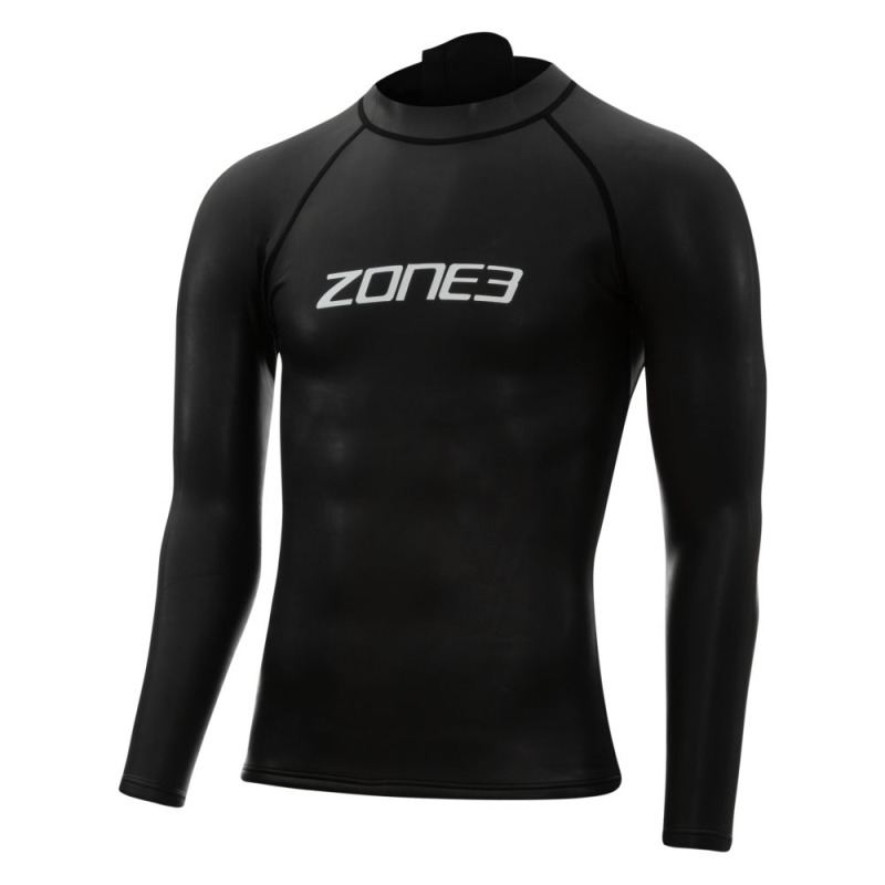 Neoprene Long Sleeve Under Wetsuit Baselayer / Black/White
