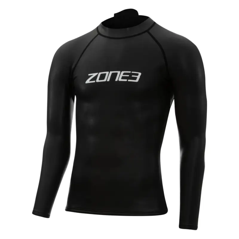 Neoprene Long Sleeve Under Wetsuit Baselayer / Black/White