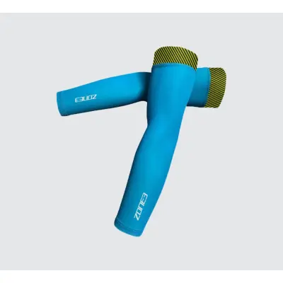 Men's Aero Arm Warmers / Black/Teal  / SM