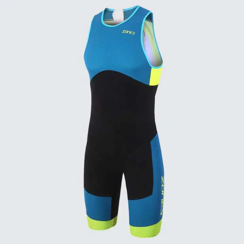 Mens Aeroforce Sub 220 Reverse Zip Itu Design / Black/Teal/Yellow