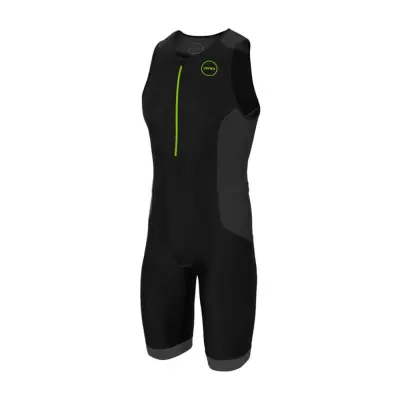 Men's Aquaflo Plus Trisuit / Black/Grey/Neon Green
