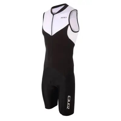 Men's Lava Long Distance Tri Suit / Black/White/Red