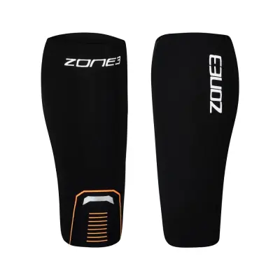 8mm Neoprene Calf Sleeves / Black/Orange