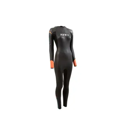 Women's Aspect Breaststroke Wetsuit / Black/Blue/Orange