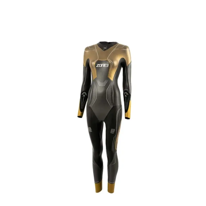 Women's Vanquish-X Wetsuit - Limited Edition / Gunmetal/Gold