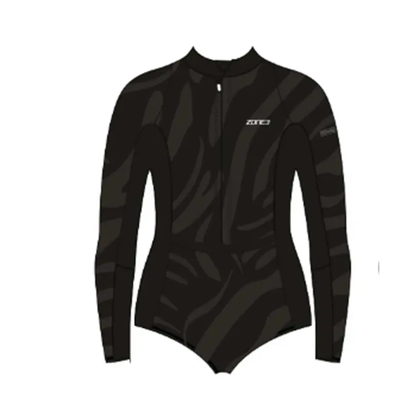 Women's Yulex®  Long Sleeve Swimsuit / Black