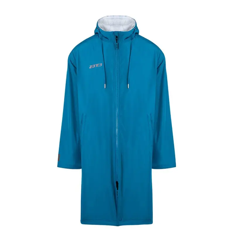 Recycled Parka Changing Robe / Teal/Copper