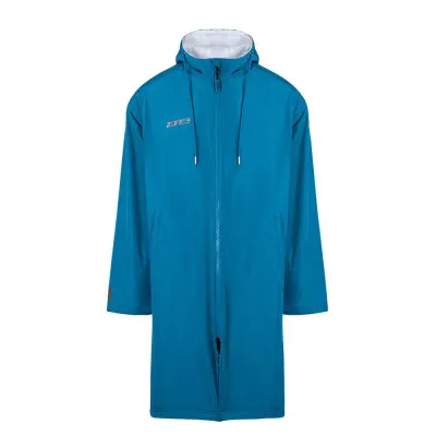 Recycled Parka Changing Robe / Teal/Copper