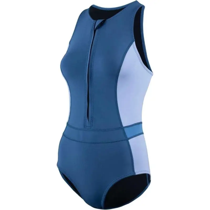Women's Yulex® Sleeveless Swimsuit / Multi Blue/White