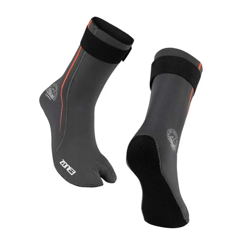 Active-Flex Swim Sock / Grey/Orange