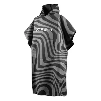 Microfibre Changing Robe / Black/Grey / OS