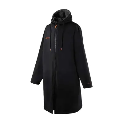 Active Flex Recycled Parka Robe / Black/Grey/Orange