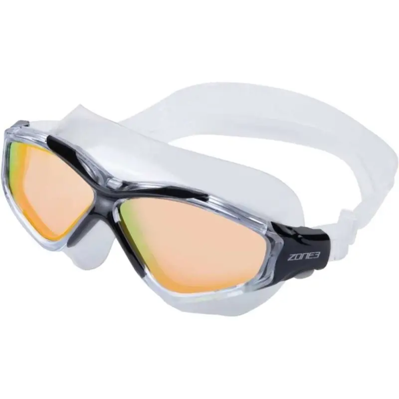 Vision Max Mirror Swim Mask / Clear/Black / OS