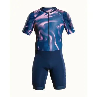 Men's Activate+ Short Sleeve Trisuit / Print