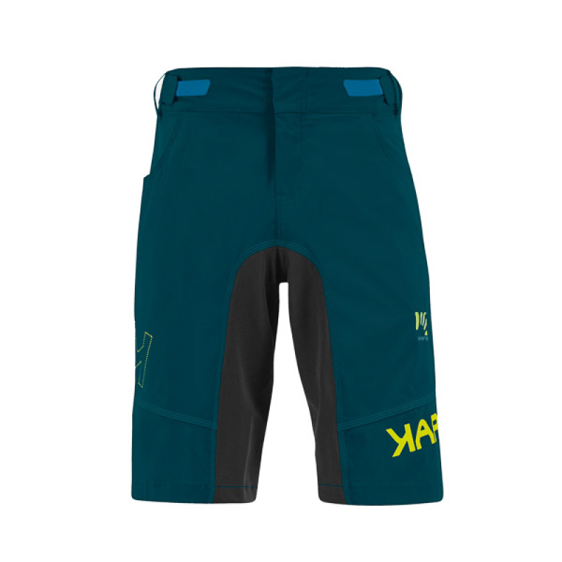 Outdoorové nohavice pánske Karpos Ballistic Evo modrozelené/čierne