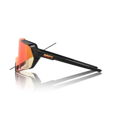 KORBIN - Gloss Metallic Black - Orange Flash Mirror Photochromic