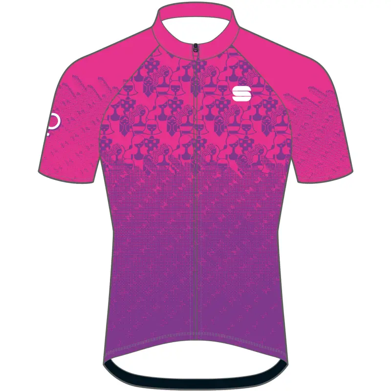 Sportful Super dievčenský cyklo dres ružový