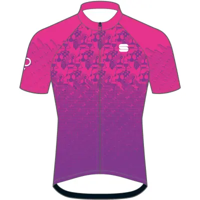 Sportful Super dievčenský cyklo dres ružový