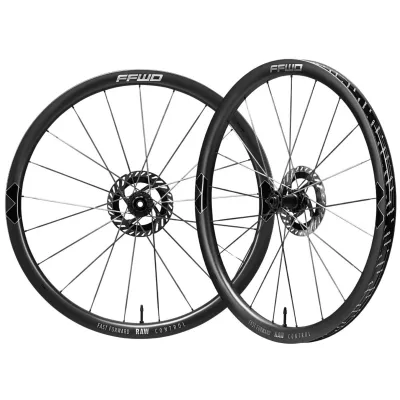 Karbonová kola RAW CONTROL CS (36 mm), FFWD/CS 2:1, MattBlack, plášť