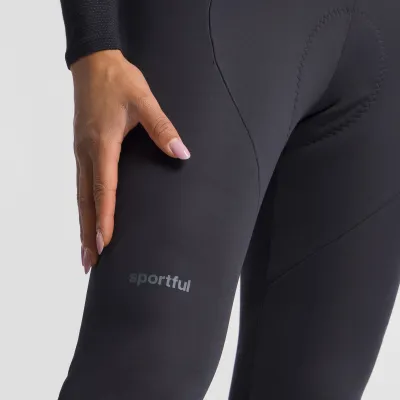 Sportful DEEPWINTER dámske elasťáky s trakmi black