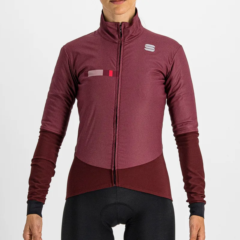 Sportful BODYFIT PRO dámska bunda vínová