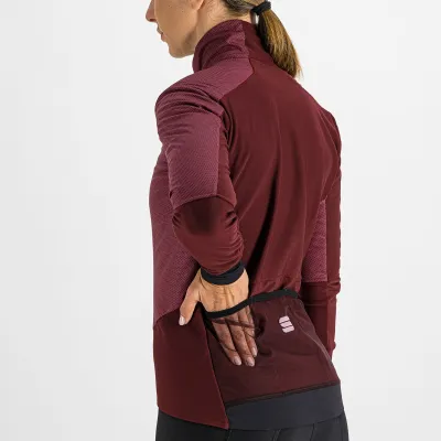 Sportful BODYFIT PRO dámska bunda vínová