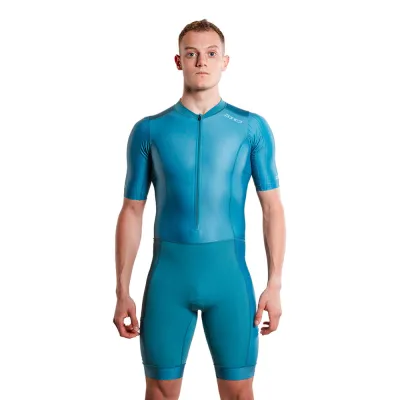 Mens-Activate-Short-Sleeve-Trisuit-Teal
