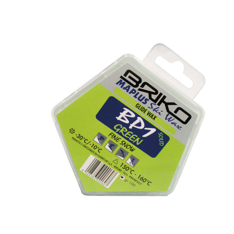 Briko Maplus vosk parafín BP1 GREEN 100g -30...-10 C