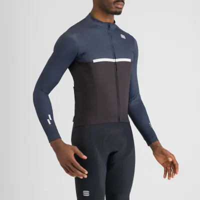 Sportful PISTA THERMAL dres black blu white