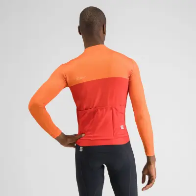 Sportful PISTA THERMAL dres red orange black