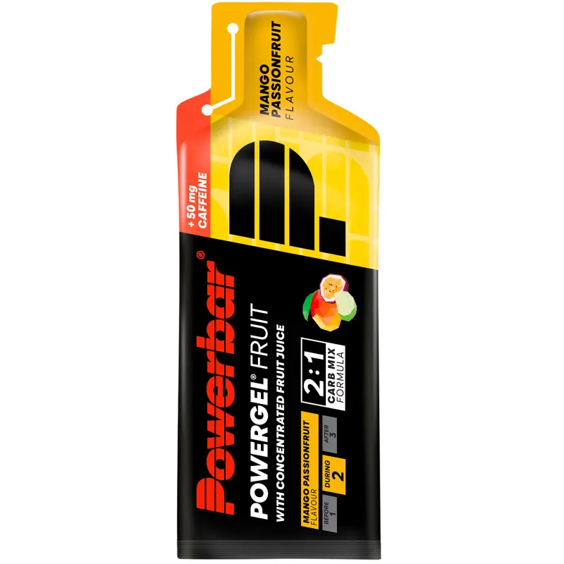 PowerBar PowerGel 41g Mango,Maracuja,Guarana+kofein
