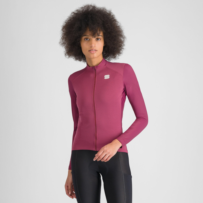 Zimný cyklistický dres dámsky Sportful SRK Thermal fialový