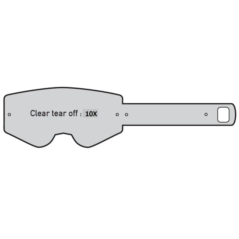 KENNY TRACK/TRACK+ Tears off lenses