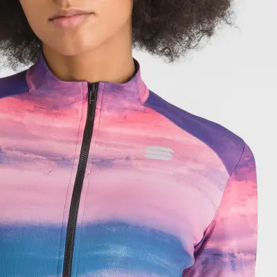 Sportful FLOW SUPERGIARA THERMAL dámsky dres blue pink