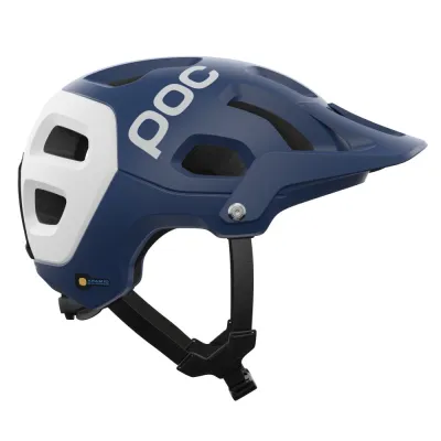 MTB cyklistická prilba POC Tectal Race Mips modrá/biela