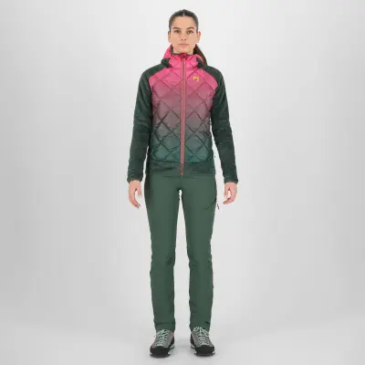 Karpos Smart Marmarole Dámska Bunda Fandango Pink/Jungle Green