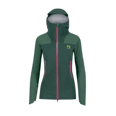 Karpos Valsesia Shell Dámska Bunda Jungle Green/Duck Green