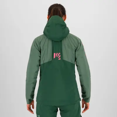 Karpos Valsesia Shell Dámska Bunda Jungle Green/Duck Green